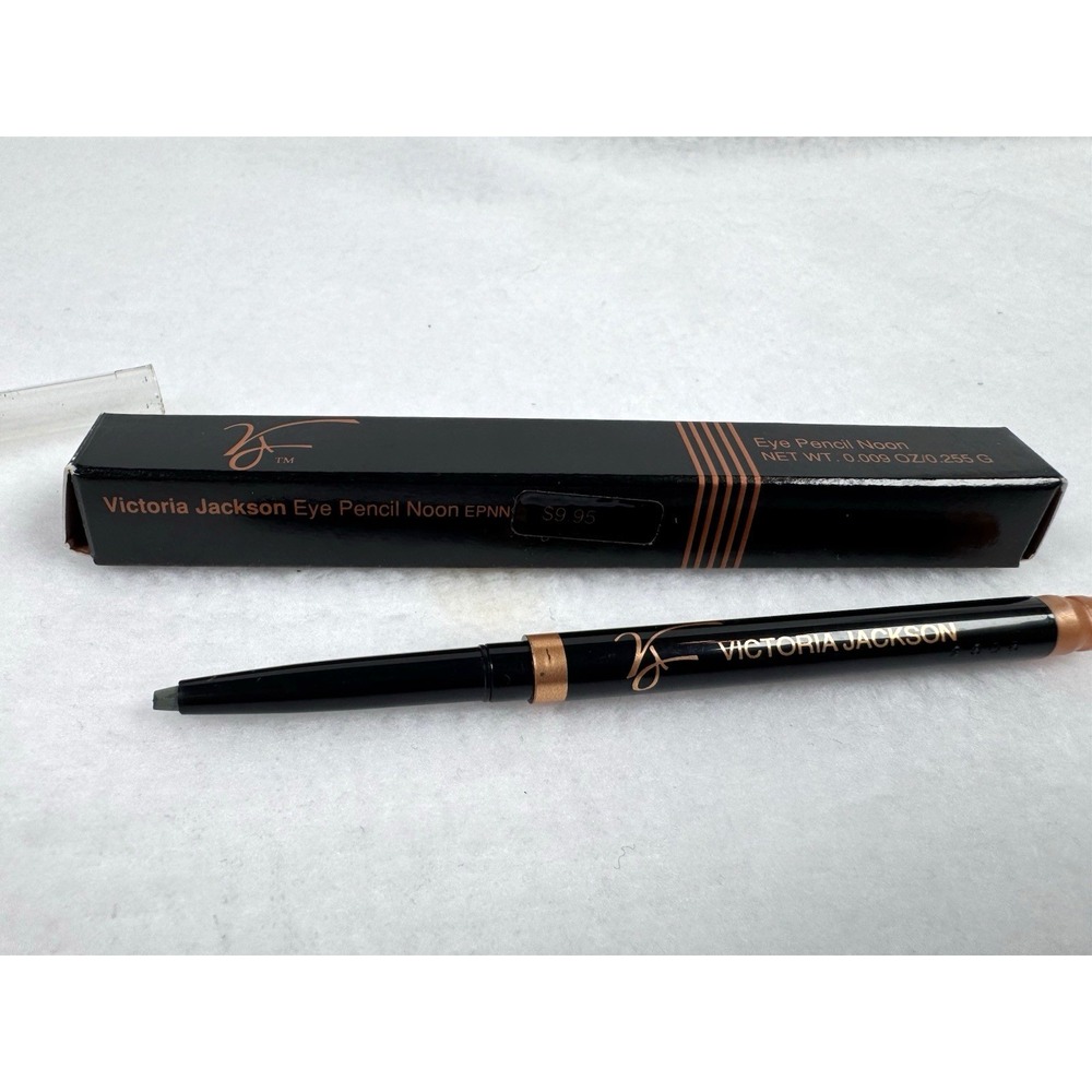 NIB VTG NOS 90s‎ Victoria Jackson Eye Pencil NOON Off Black Eyeliner Makeup